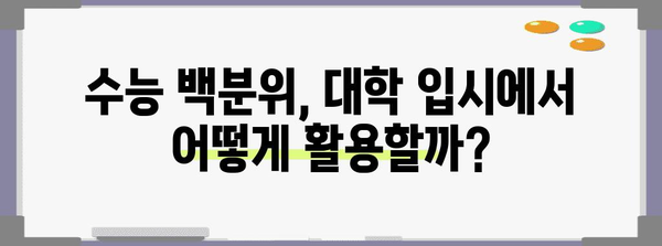 수능 등급 백분위, 이렇게 계산하고 활용하세요! | 백분위 계산, 등급 환산, 대학 입시, 수능 성적 분석