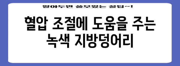 아보카도의 혈관 건강 효능 | 콜레스테롤 낮추고 혈압 조절하기