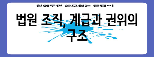 한국 법원 판사 서열| 계급과 승진 체계 | 법원, 판사, 승진, 계급, 서열, 법조계
