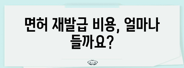 면허 재발급 신청하기