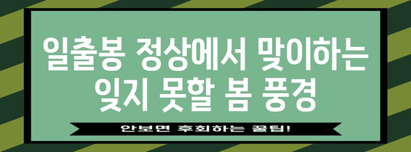 성산일출봉 탐험 가이드 | 봄을 맞이하는 여행