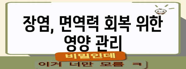 면역 체계와 장염 | 영향 및 대처법