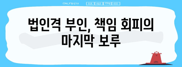 법인 폐업 후 책임 피하기 | 법인격 부인 전략