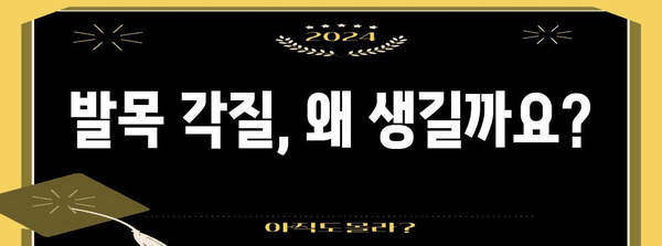 발목 각질 케어의 모든 것 | 질문과 대답