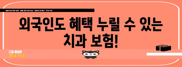 외국인 치과 치료 가이드 | 양질의 보험 확보 팁