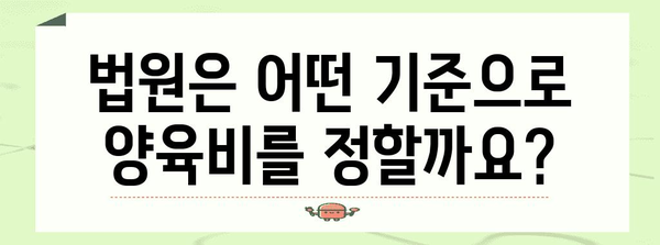 양육비 인상 가이드 | 법적 절차와 입증 방법