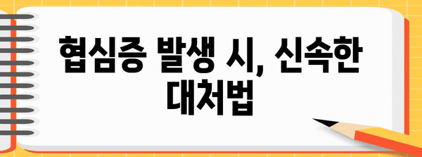 협심증 이해 가이드 | 원인, 증상, 예방법, 대처법