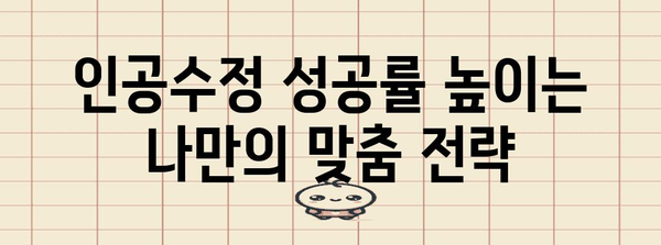 난임 원인 파악 및 인공수정 성공률 향상 가이드