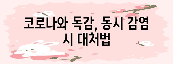 코로나와 A독감 동시 감염 위험성 | 겨울철 건강 관리 필수 지침