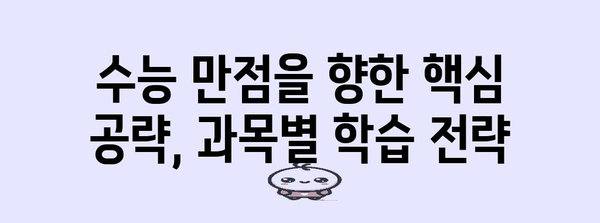 수능 대박을 위한 최강 공부법| 시간 관리부터 학습 전략까지 | 수능, 공부법, 시간관리, 학습 전략, 효율적인 공부