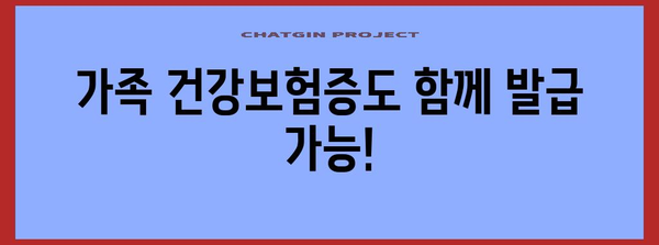 건강보험증 모바일 발급 방법 | 가족까지 포함한 가이드