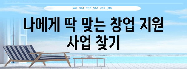 창업 지원 사업 맞춤형 지원금 안내 | 지역별 혜택, 지원사업 소개