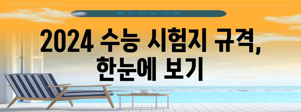 2024 수능 시험지 규격 완벽 정리 | 시험지 크기, 여백, 답안 작성 가이드