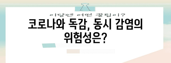 코로나와 A독감 동시 감염 위험성 | 겨울철 건강 관리 필수 지침