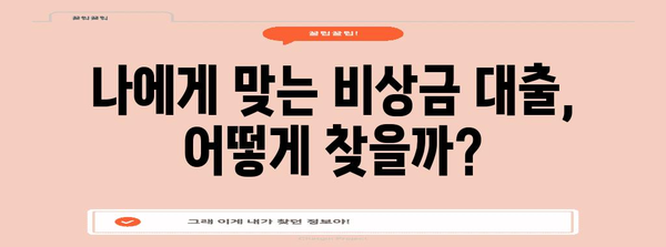 비상금 대출 중복 신청 성공 사례 | 500만원 획득 비결 대공개