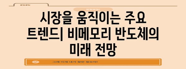 비메모리반도체 시장 전망| 성장 동력과 주요 트렌드 | 반도체, 시장 분석, 미래 전망