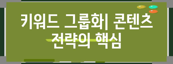 키워드 클러스터링 | 관련 키워드 그룹화를 통한 효율성 향상
