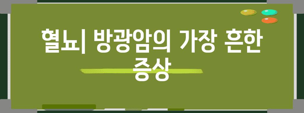 남성 방광암의 경고 증상 | 주의해야 할 4가지