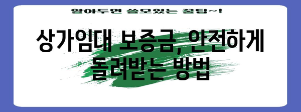 상가건물 임대차보호법 완벽 가이드| 권리 찾고 피해 예방하기 | 상가임대차, 계약, 분쟁, 해지, 보증금