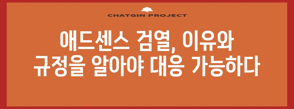 애드센스 검열 대응 가이드 | 검열 강화 해소 팁과 규정 이해