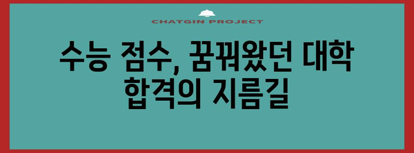 수능 컷 등급 차이, 1점이 바꾸는 미래! | 수능 등급컷, 등급컷 변화, 수능 점수, 대학 합격