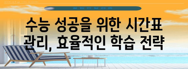 수능 성공을 위한 완벽 가이드| 효과적인 학습 전략 & 시간 관리법 | 수능, 학습 전략, 시간 관리, 공부법, 성공