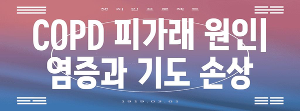 기침과 COPD의 피가래 상관성 | 원인과 치료