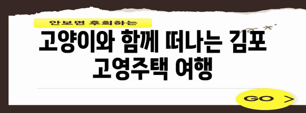 김포 고영주택 | 고양이 애호가를 위한 최고의 방문 가이드