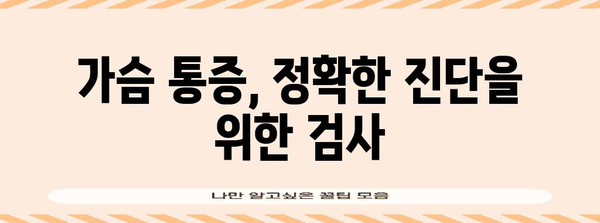 오른쪽 가슴 통증의 증상과 원인 알아보기