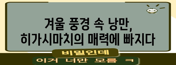 히가시마치 눈축제 투어 | 숨겨진 일본의 매력 발견