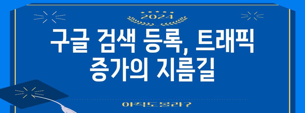 드라마틱한 트래픽 증가를 위한 네이버 블로그에 구글 검색 등록 방법