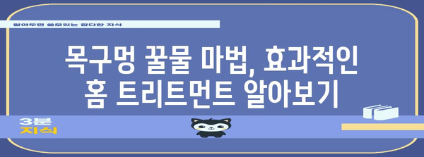 급성 편도선염 목 통증 완화 가이드 | 목구멍 꿀물 등 효과적인 홈 트리트먼트