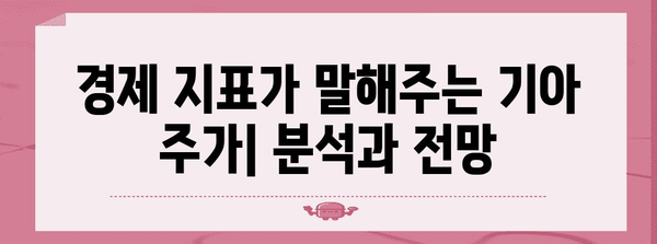 기아자동차 주가 전망 | 경제적 영향과 전략적 투자