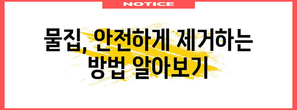 물집 제거와 관리 | 안전하고 효과적인 방법