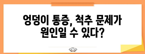 엉덩이와 엉치뼈 통증의 놀라운 원인