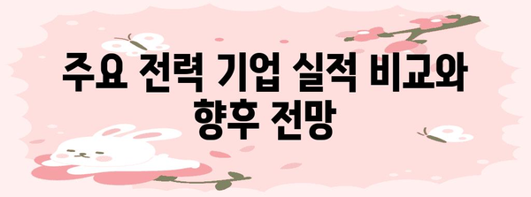 전력 주식 분석 | 수익성 종목과 추세 리뷰
