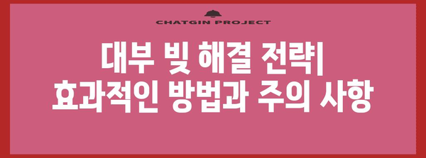 대부 문제 해결 가이드 | 단계별 단계로 채무 해결하기