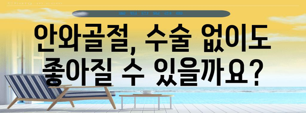 안와골절 수술 필요성 판단 기준