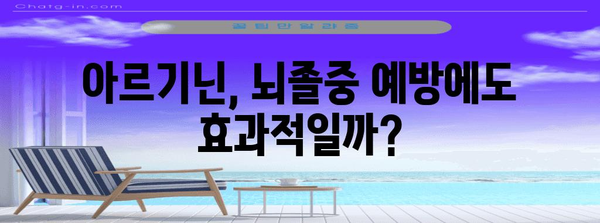 아르기닌이 허혈에 미치는 놀라운 효과