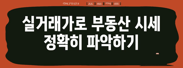 부동산 실거래 가격 조회하기 | 믿을 수 있는 정보원