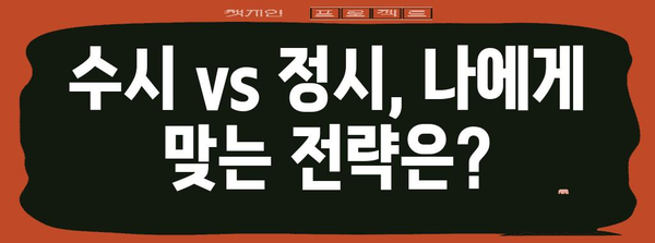 2024 수능 수시/정시 전략 완벽 가이드| 나에게 맞는 입시 전략 찾기 | 수능, 입시, 대입, 대학교, 전형, 합격