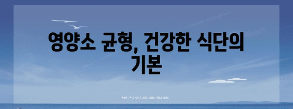 건강한 식단 설계 | 효과적인 방법 탐구