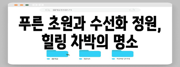 수선화 가득한 지리산치즈랜드에서 무료차박으로 편안한 휴식