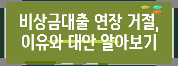 비상금대출 연장 및 신청 방법 | 카카오뱅크 가이드