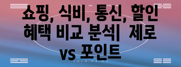 현대카드 제로 vs 포인트카 | 나에게 맞는 카드는?