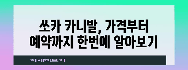 쏘카 카니발 대여 가이드 | 요금, 운행 요금, 정보 총망라