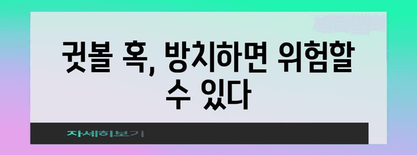 귓볼 혹의 진실 | 30대 증상과 이경규 증후군