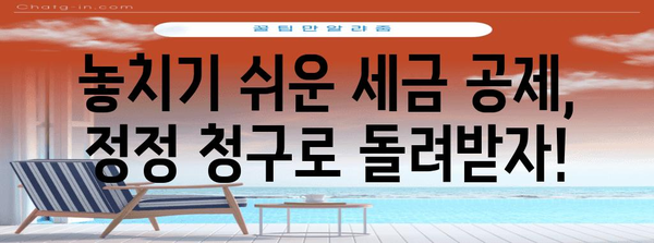 세금환급 꿀팁 | 개인사업자 종합소득세 정정 청구하기