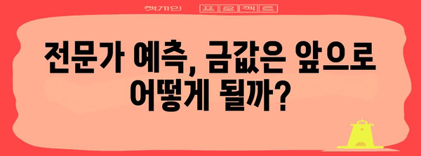 금시세 조회법과 전망 | 안전한 금 투자 방법