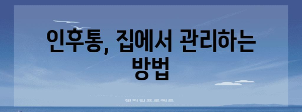 인후통 가이드 | 인후염과 편도염 이해하기